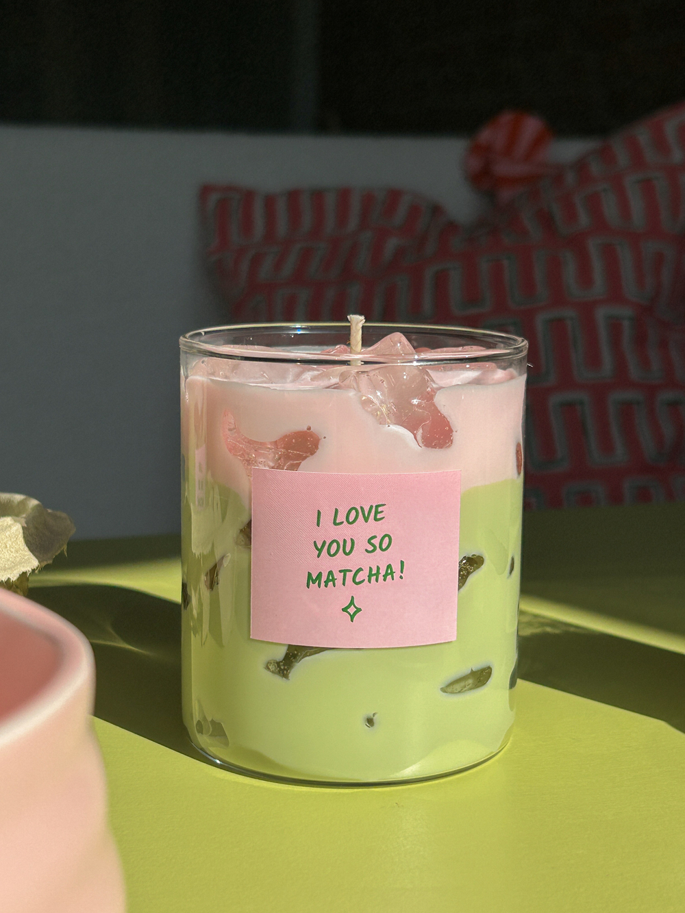Ароматическая свеча We love so MATCHA