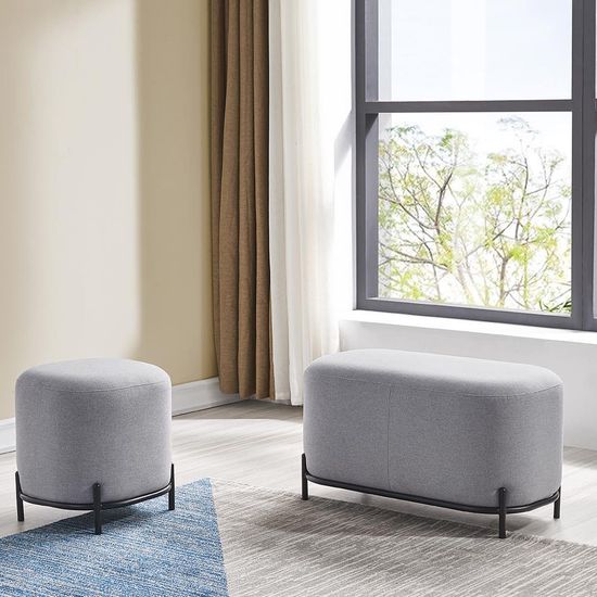 Пуф Pawai светло-серый