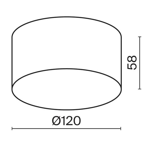 Потолочный светильник Зон / Zon IP 3000K 15Вт IP 65 Outdoor o430cl-l15b3k