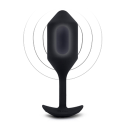 b-Vibe Vibrating Snug Plug 4 - Анальная пробка с вибрацией