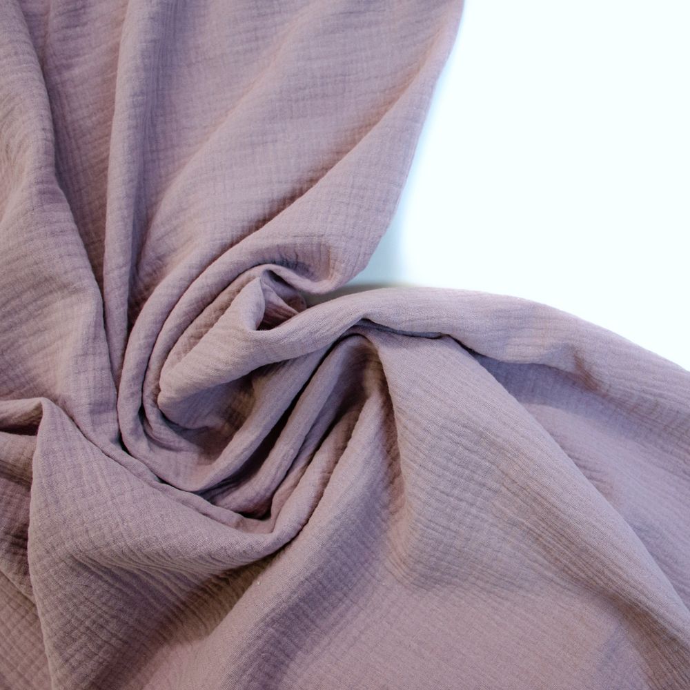 Муслин двухслойный «Черничный смузи»