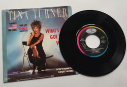 Винтажная виниловая пластинка LP Tina Turner What's Love Got To Do With It 7 дюймов (Germany 1984)