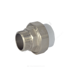 Муфта PP-R комбинированная разъемная белая Дн 32х1" НР усиленная VALFEX 10156025У