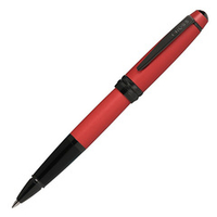 Черная ручка-роллер Cross Bailey Matte Red Lacquer