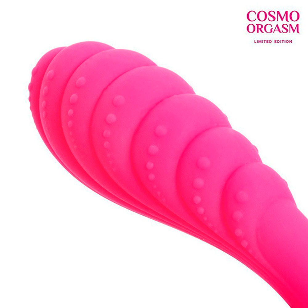Розовый вибромассажер 16см Bior Toys Cosmo Orgasm CSM-23160
