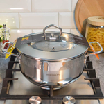 Кастрюля 2,5л нерж, 3-х слойное капсулированное дно, индукция, НМ 5320