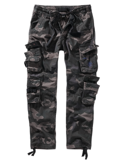 Brandit PURE SLIM FIT PANTS darkcamo