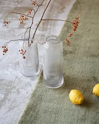 Прозрачная стеклянная ваза Claudia 30 см