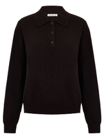 Поло шоколадного цвета