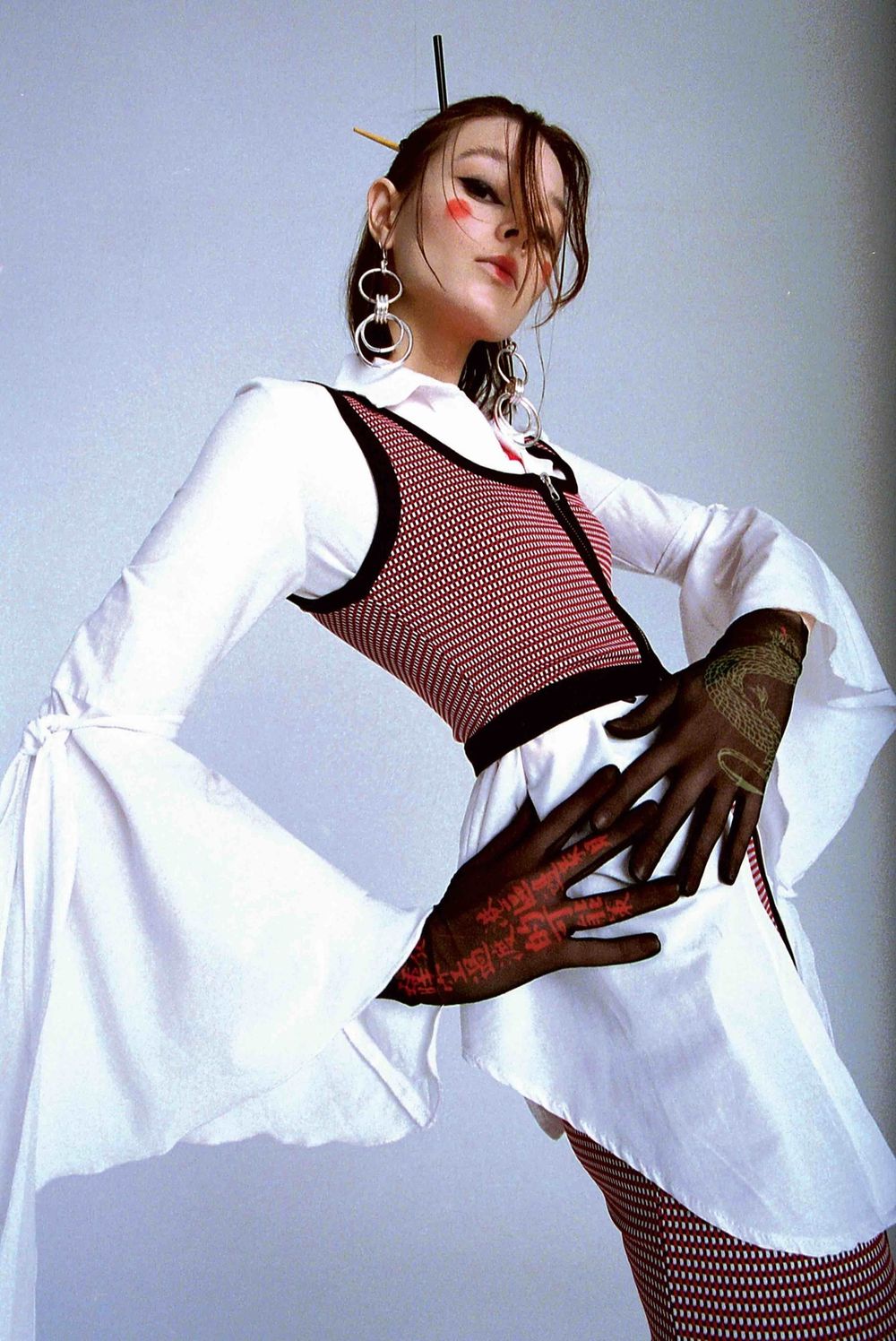 Перчатки Two Black dragon черные