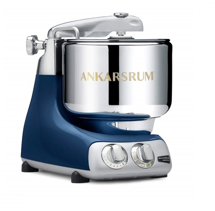 Тестомес-миксер Ankarsrum AKM6230 Assistent Ocean Blue-синий океан, 2 чаши: 7 и 3,5 литра, 2300621