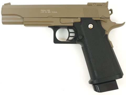Страйкбольный пистолет Galaxy G.6D  Colt  металлический, пружинный