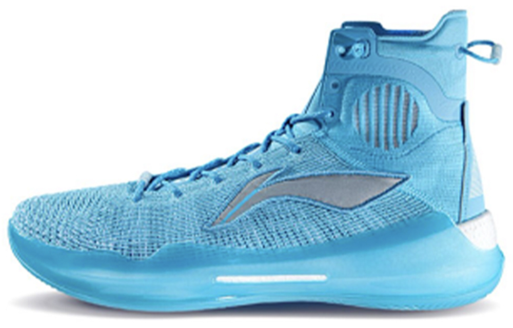 LiNing Li Ning Yu Shuai 13 䨻 RJ-PE shock absorption non-slip wear-resistant high-top basketball shoes North Carolina blue