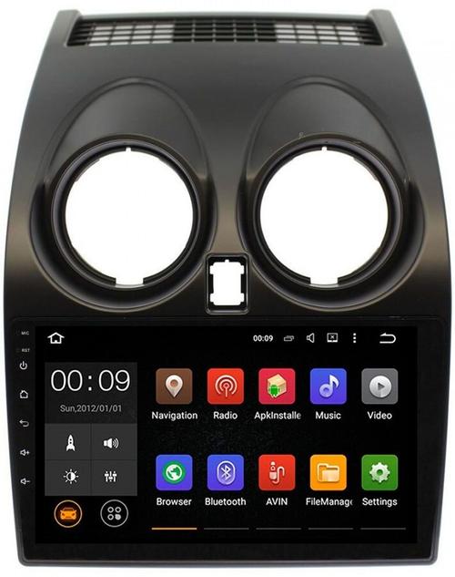 Магнитола для Nissan Qashqai J10 2006-2013, Dualis - Airok RX-1209 Android 13, Быстрая, SIM-слот