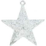 Ёлочное украшение Звездочкики 3шт.6см.