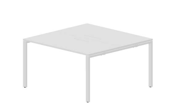 Составной стол Strike на 2 рабочих места 1380х1366х750мм (меламиновые аутлеты)