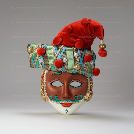 Интерьерная маска Дед Мороз на карнавале