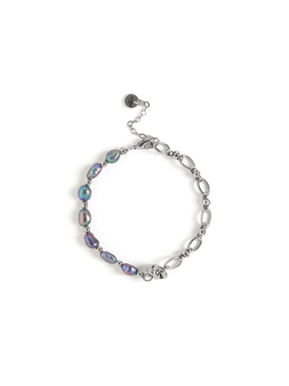 Браслет "Petrol Plane Knot" Silver