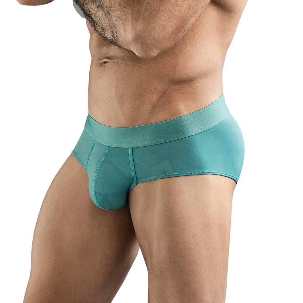 Мужские трусы брифы зеленые Clever SAPPHIRE BRIEF 177610