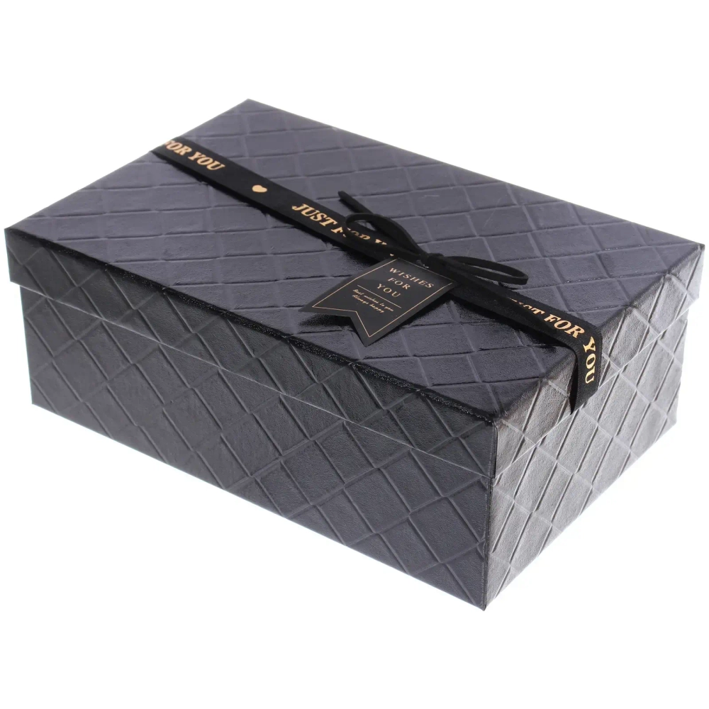 Коробка подарочная «Лучшие моменты» 21*14*8 см, Черный