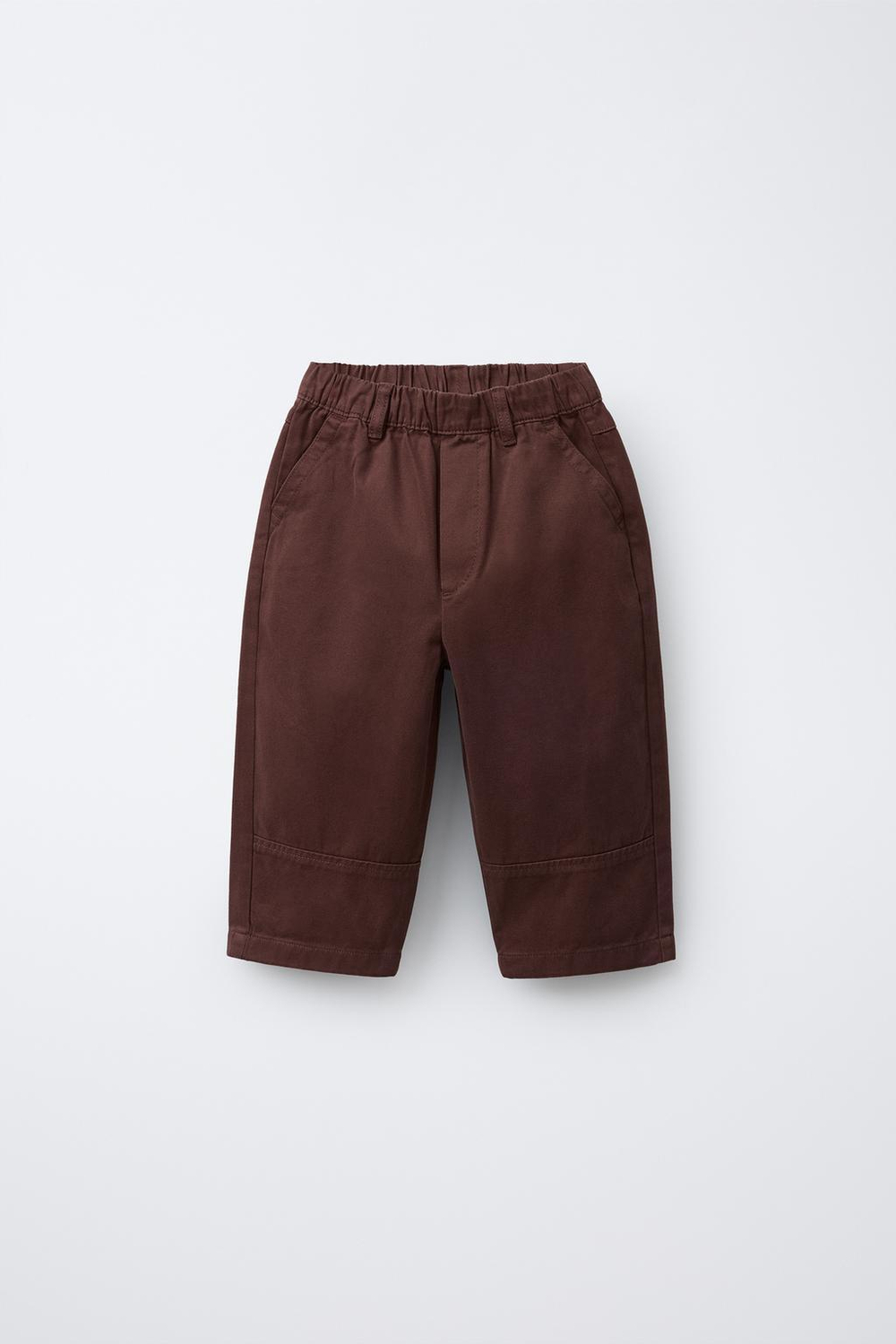 ZARA БРЮКИ BAGGY SOFT, БУРГУНДИ