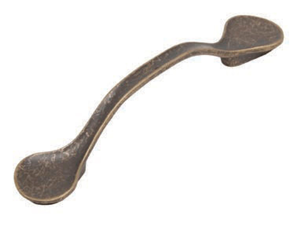 Ручка мебельная скобка EDSON 2700 ANTIQUE BRONZE 128мм