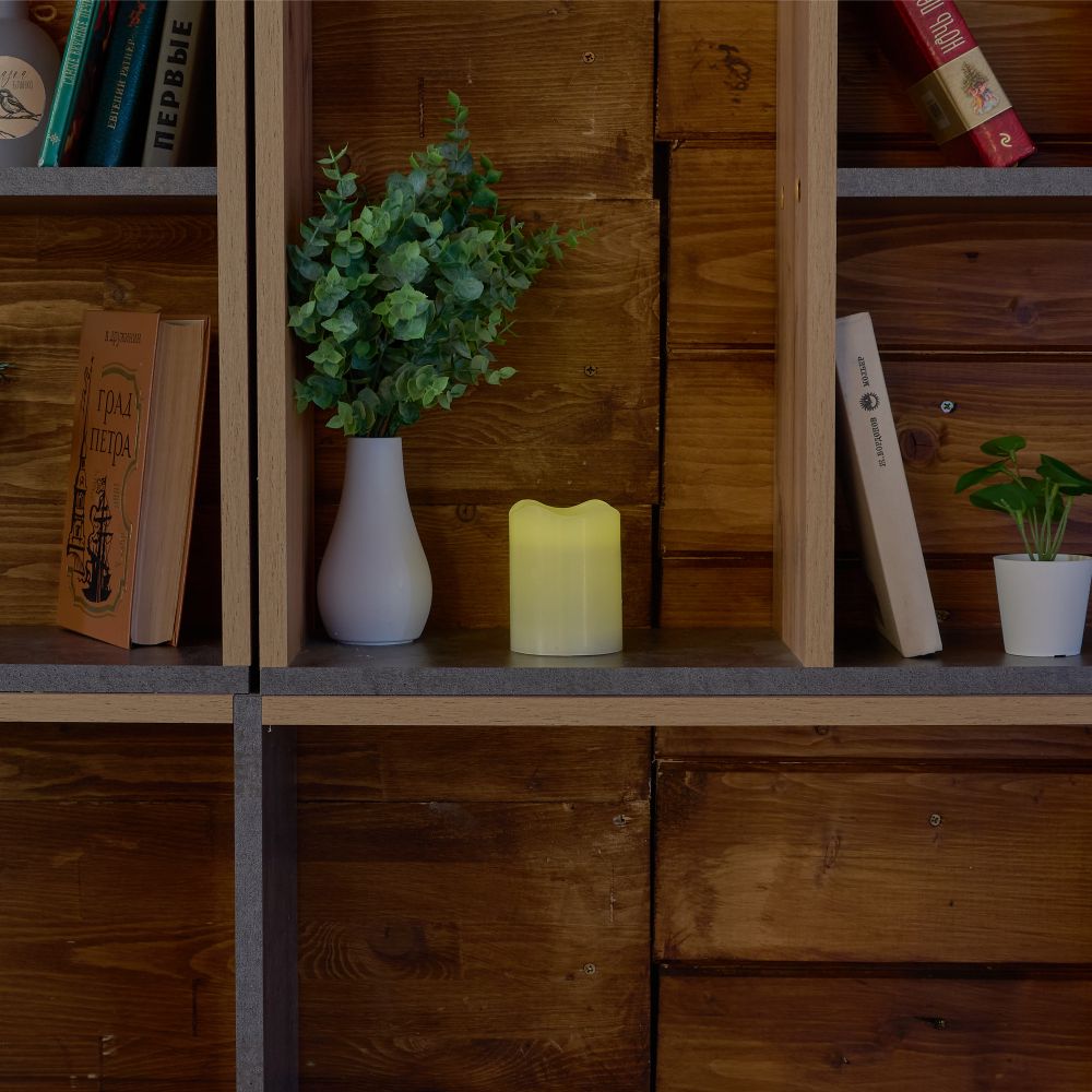 ULD-F061 WARM WHITE CANDLE Фигура светодиодная Свеча на батарейках 2ААА не в-к. 1 светодиод. Теплый белый свет. TM Uniel