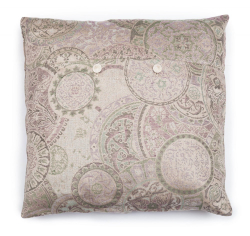 Подушка декоративная 40x40 Leitner Intarsio коричневая