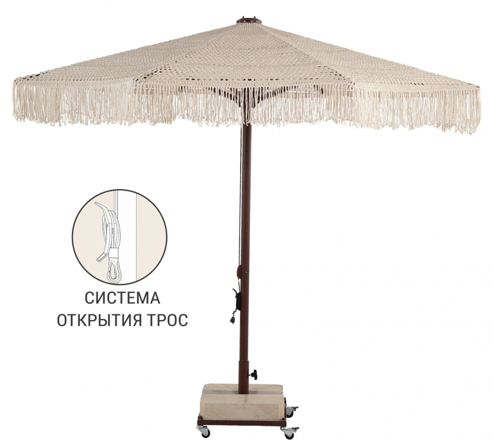 Зонт профессиональный Ø2.5 м Avocado Boho