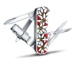 Нож Victorinox Classic Nail Clip 580, 65 мм, 8 функций, "Edelweiss"