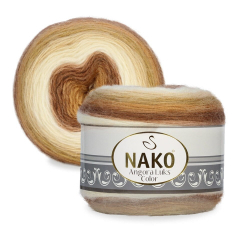 Пряжа Angora Luks Color, 150г, 810м, 80%акрил,15%шерсть, 5%мохер (цена за 1шт)