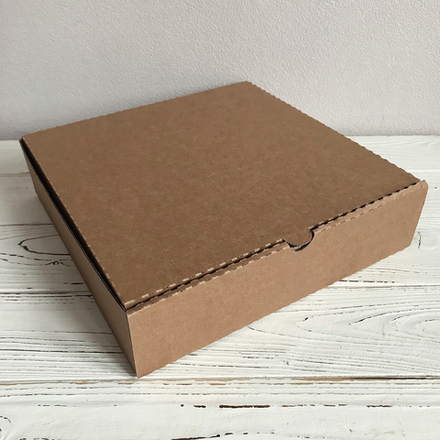 Коробка 30 х 30 х 6 см, бурая