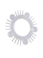 Эластичное эрекционное кольцо с шишечками и шипами