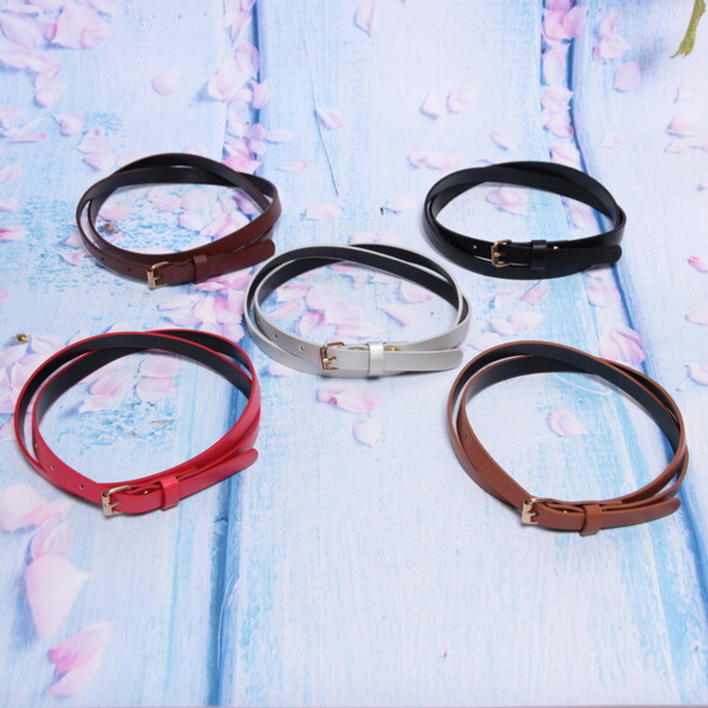 Ремень женский «Elegance - Top», микс 6 цветов, 105*1.3см