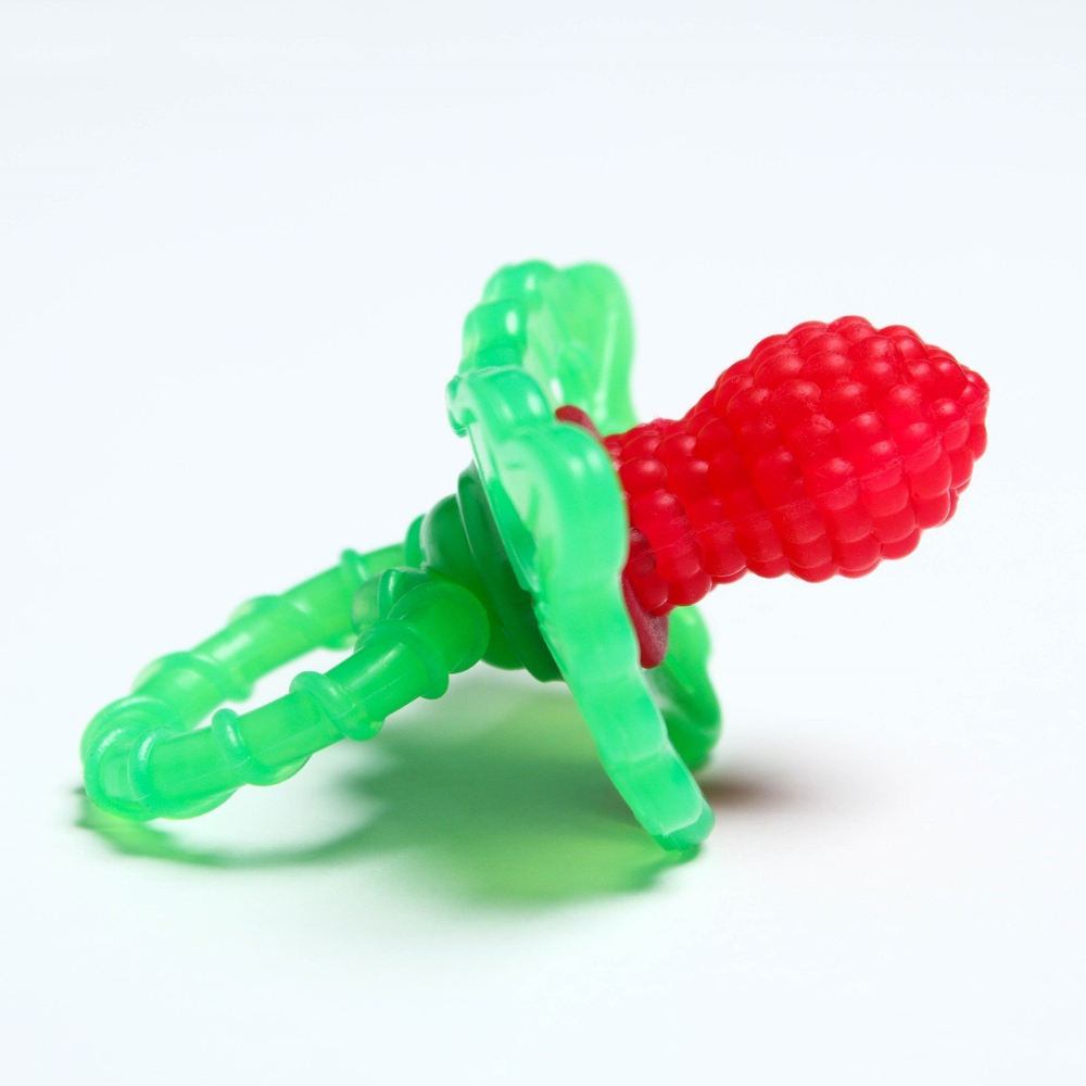 2825253 Прорезыватель силиконовый «Крошка Я. Ягодка-пустышка», цвет красный