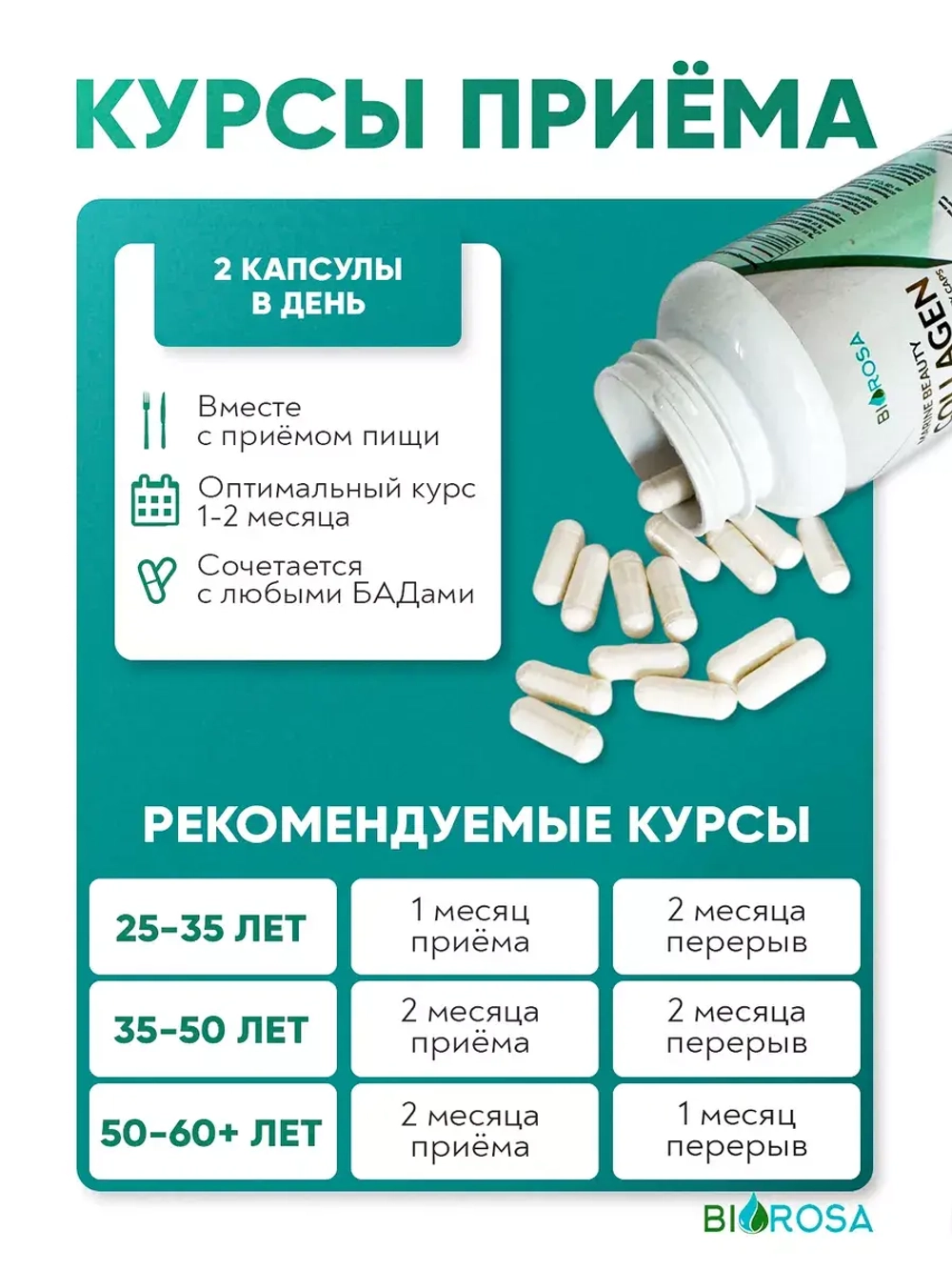 Морской коллаген + витамин С + гиалуроновая кислота