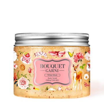 Сахарный скраб для тела BOUQUET GARNI White Muskб, 500 мл