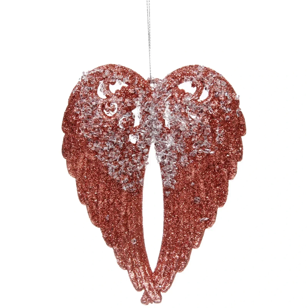 Подвеска «Изящные крылья» 14,5*11,5 см, Янтарь