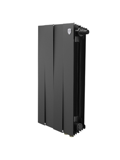 Радиатор биметаллический Royal Thermo PianoForte 500 Чёрный VR80 - 4 секц.