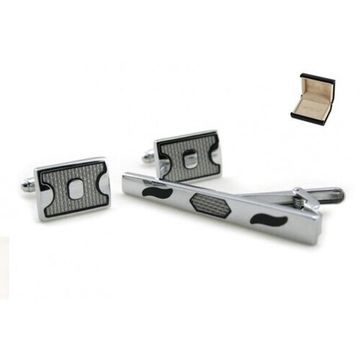 Зажим для галстука и запонки