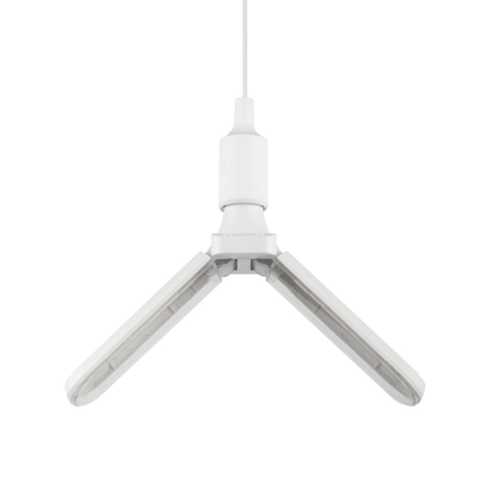 Фитолампа для растений светодиодная ЭРА GREEN LINE ФИТО-20W-PFR-E27-GR 2-х лепестковая полного спектра 20 Вт Е27