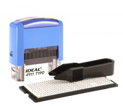 Самонаборный штамп Ideal 4911 38х14мм пластик (3 строки 1 касса)