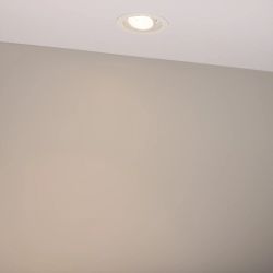 Светильник MS-VORTEX-BUILT-R90-12W Warm3000 (WH-WH, 20 deg, 230V) (Arlight, IP20 Металл, 5 лет) 056564