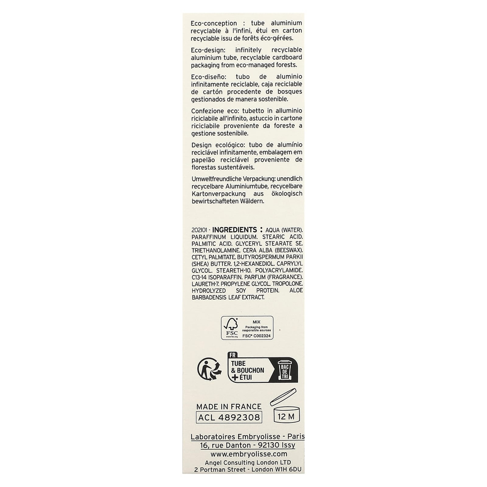 Embryolisse, многофункциональное увлажняющее средство, 30 мл (1,01 жидк. унции)