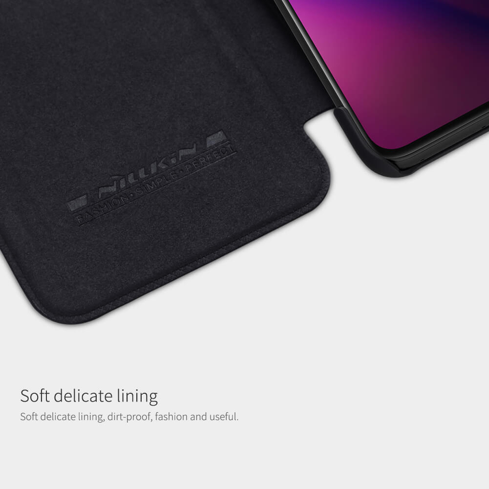 Кожаный чехол-книжка Nillkin Leather Qin для OnePlus 9 China версия