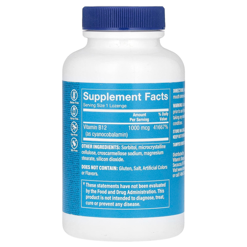 The Vitamin Shoppe, витамин B12, 1000 мкг, 300 пастилок