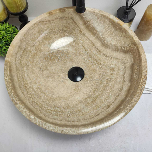 Раковина из оникса Bowl Sunset TinLip BO-60584 45*45*15