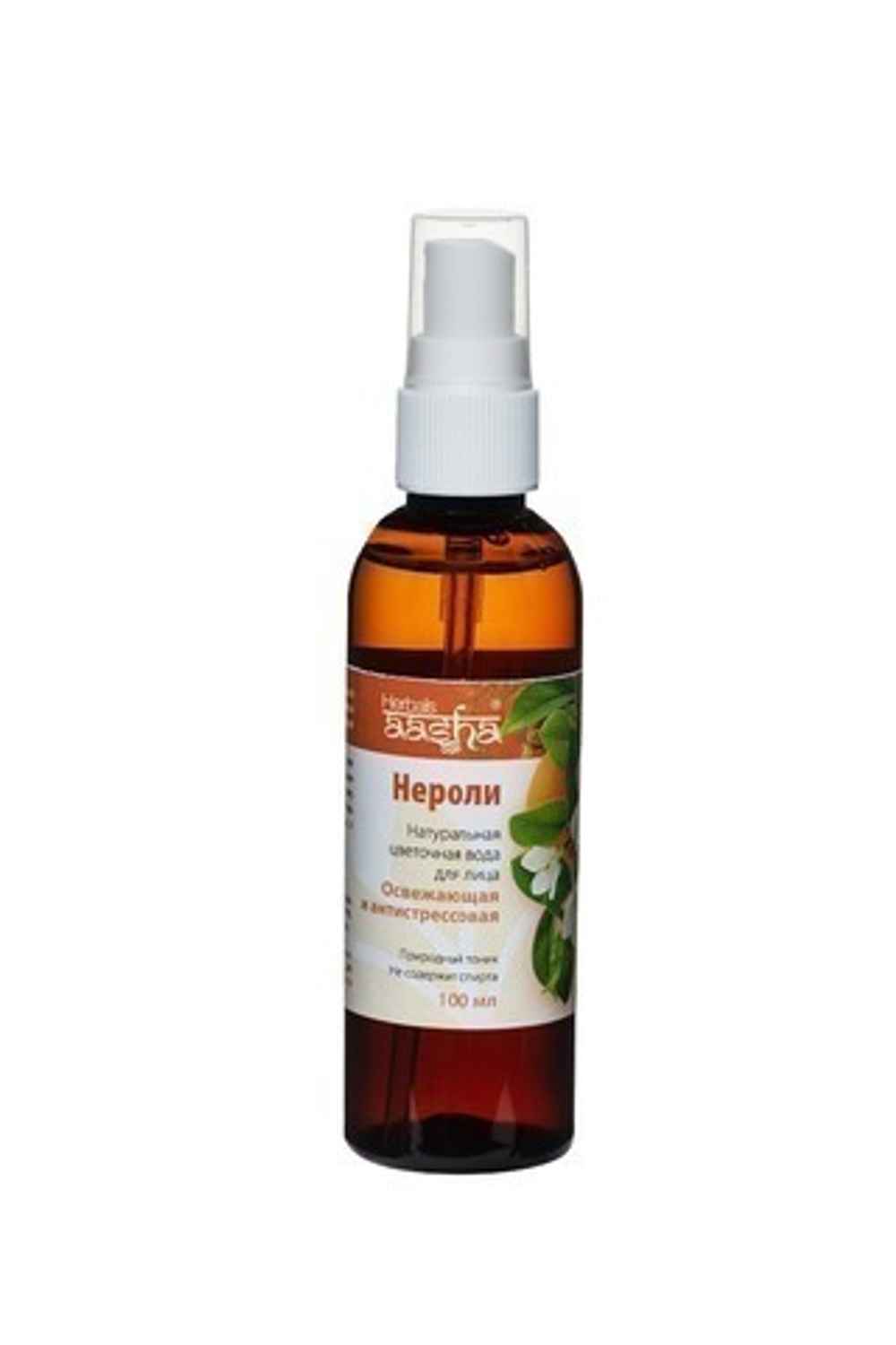 Цветочная вода Aasha Herbals спрей Нероли 100 мл.