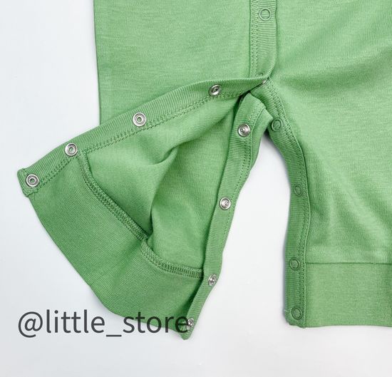 Слип хлопковый "Basic" Хаки, открытые ножки