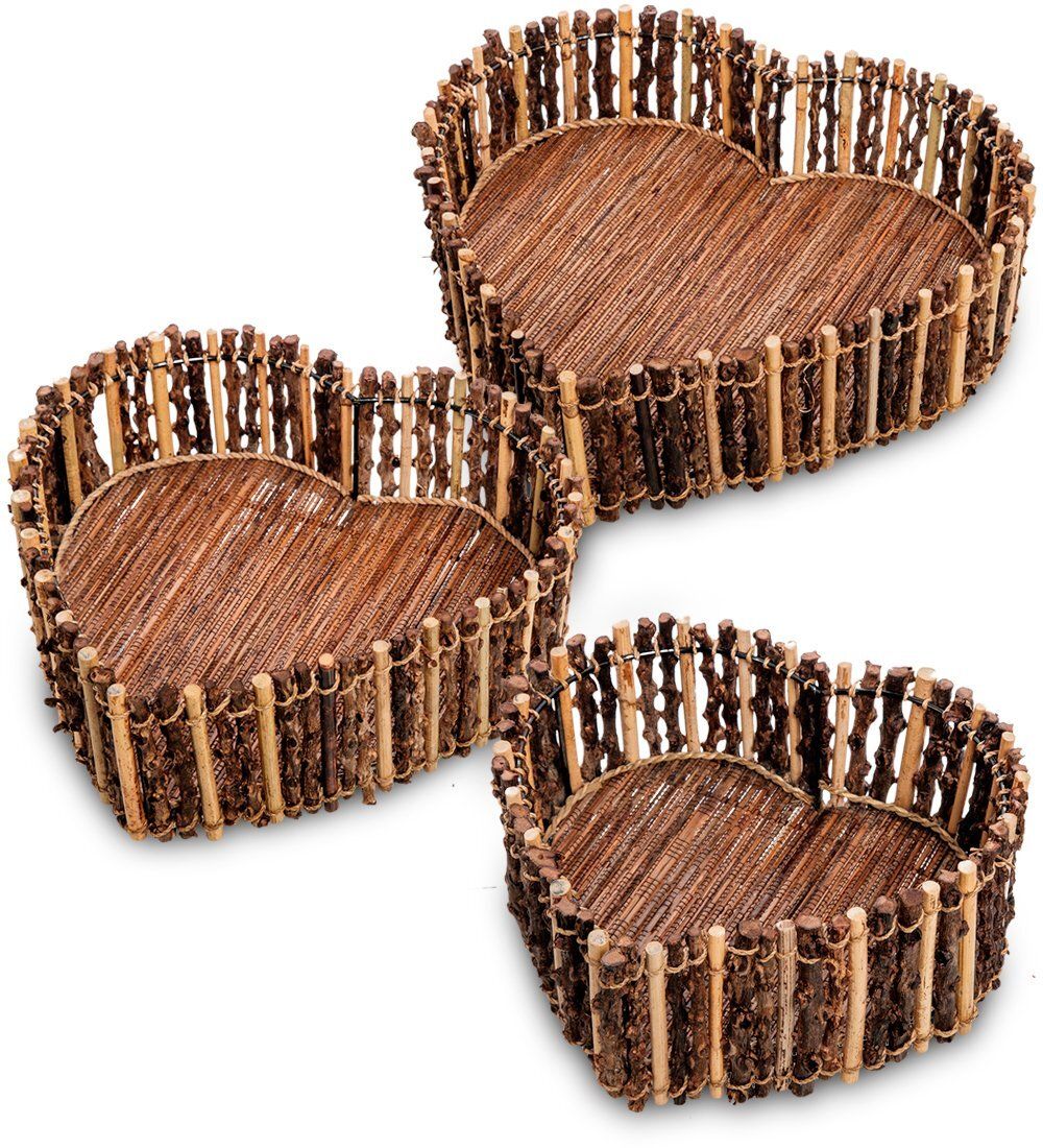 Decor and Gift 63-015 Комплект декоративных корзинок 3 шт. (о.Бали)